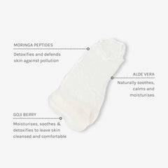 Goji Berry extract visual with bottle indicating antioxidant support for skin.