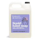 EVOLVED BY NATURE Lavender Lemongrass refill jug reduces plastic waste while keeping hands clean.
