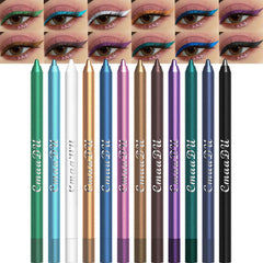 evpct 12colors colorful eyeliner set swatches reveal vibrant daily looks