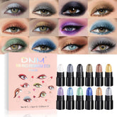 evpct 12Pcs Capsule Cream Eye Shadow Sticks front packaging for convenient gifting