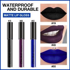 evpct lip color swatches show dark purple black and royal blue