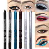 evpct 6pcs eyeliner set packaging image showing premium white matte pencils for clean lines