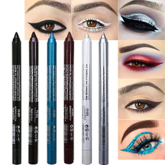 evpct 6pcs eyeliner set packaging image showing premium white matte pencils for clean lines