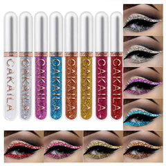 evpct 8 colors glitter eyeliner set display for versatile looks