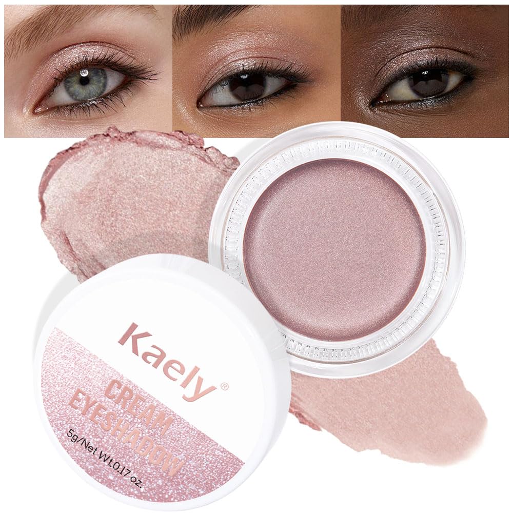 evpct champagne shimmer cream eyeshadow palette offers luminous glow and bold pigment.