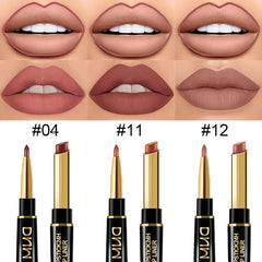 evpct chestnut nude brown lip liner swatches show even application and precise lip contouring.