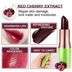 evpct color-changing lipstick on lips responding to temperature for tailored shade.