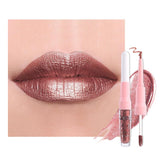 evpct Dark Bronze Metallic Shimmer Lip Liner close-up for precise definition and metallic glow.