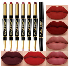 evpct dual-ended lip liner and lipstick design enables precise, simple application.
