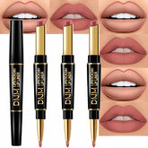 evpct dusty antique rose dual-ended lip liner and lipstick for precise lip shaping and lasting color.