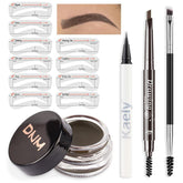 evpct eyebrow stencil kit packaging for quick, precise brow shaping
