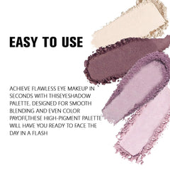 evpct Eyeshadow Quad Plum Violet – vibrant shimmer for statement lids