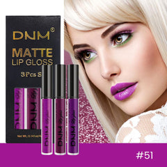 evpct 3Pcs liquid lipsticks deliver comfortable hydration with vitamin E and beeswax.