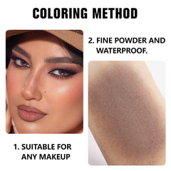 evpct long wear crease-proof palette for reliable color without fallout.