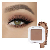 evpct Matte Brown Eyeshadow Palette closeup showing rich pigment for versatile looks.