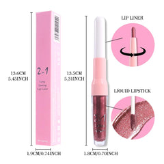 evpct mauve plum shimmer lipstick swatch with luminous finish