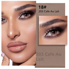 evpct nude cocoa shade swatches highlight creamy texture and easy blending.