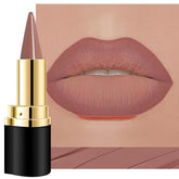 evpct Nuetral Nude Gradient Matte Lipstick offers precise definition and smooth coverage.