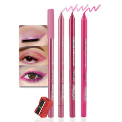 evpct Shimmer Pink eyeliner pencil for vivid color with smooth glide.