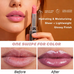 evpct swatches show mauve-plum honey tint blending with natural lip color.