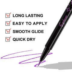 evpct violet purple eyeliner packaging suitable for gifting and storage.