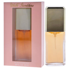 Evyan White Shoulders mini travel-size bottle for on-the-go touch-ups.