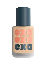 EXA Gretta 460 foundation bottle displaying lightweight coverage for natural skin