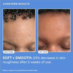 Experiment Molecular Mesh Barrier Moisturizer packaging box highlighting vegan barrier care