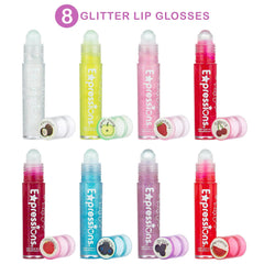 Gloss EXPRESSIONS cerise, rouleau pratique pour application rapide et douce.