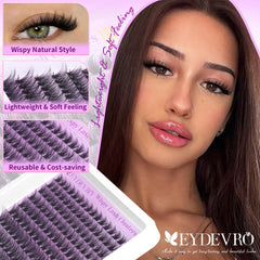 EYDEVRO lightweight salon-quality lashes for all-day comfort