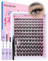 EYDEVRO manga lash clusters kit for a doll-eyed look with easy volume.