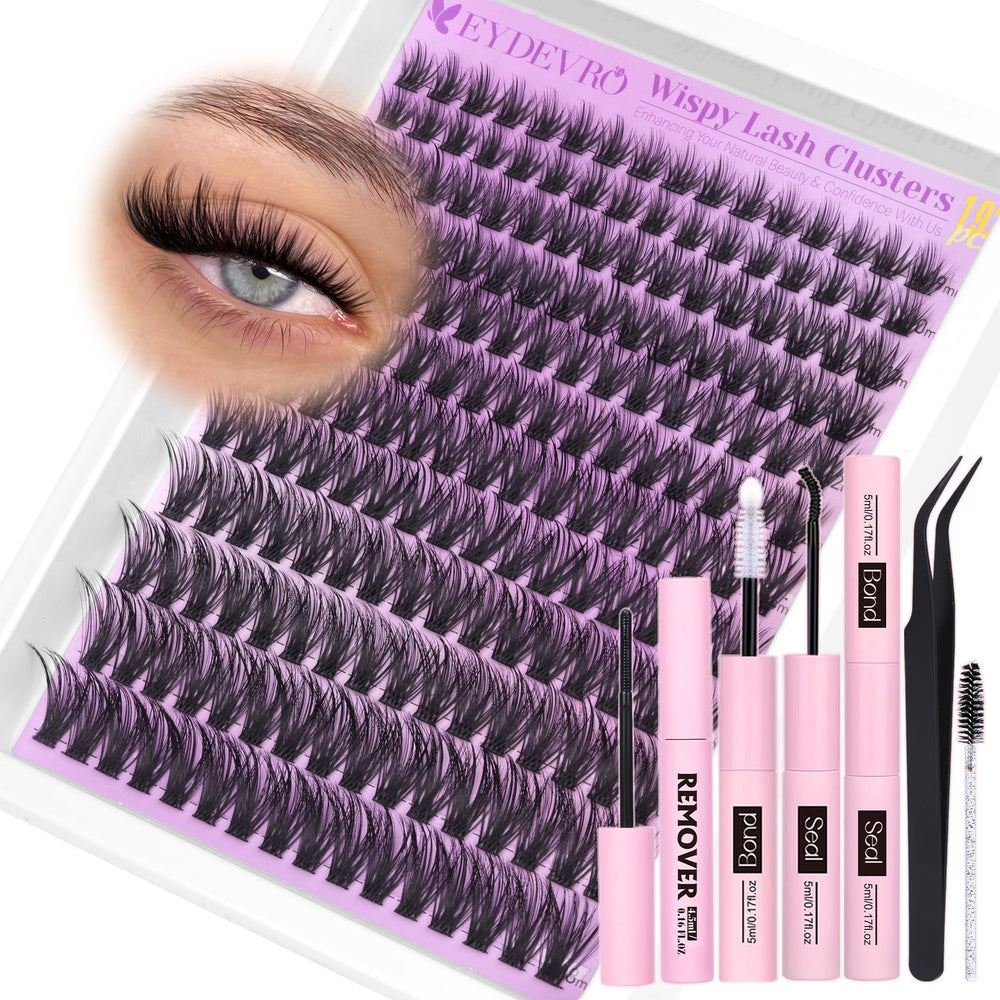 EYDEVRO Wispy Clusters Kit packaging for at-home glam