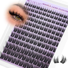 EYDEVRO Wispy Lash Clusters 10-16mm offer natural, lightweight drama for daily wear