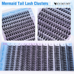 EYDEVRO Wispy Lash Clusters CD-curvature close-up enhances eye shape with a subtle lift.