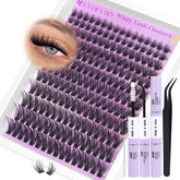 EYDEVRO Wispy Lash Clusters Kit display shows a complete at-home lash set for versatile looks