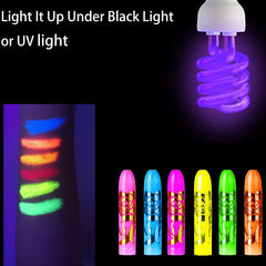 eyigylyo uv black light demo highlights glow effect under UV light