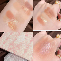Ezyuanchly Lace palette application scene highlighting easy blending and smooth transitions.