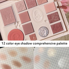 Ezyuanchly Lace palette closed with compact design, convenient for on-the-go routines.