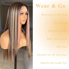FABÉLLE glueless mesh cap with natural lace for an easy, secure fit.
