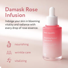 Face Republic Damask Rose infusion drop releasing radiant vitality for skin