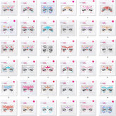 FACEGEM LONDON 32pcs face gems random-designs sparkle for festive looks with easy application