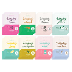 FACETORY Everyday 8 Collection box front showcasing masks for all skin types