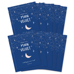 FACETORY Moon Velvet sheet mask close-up with milky hydration.