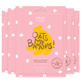 FACETORY Oats My Bananas calming sheet mask pack; hydration boost