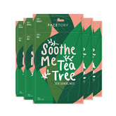 Facetory Soothe Me Tea Tree ampoule application prepares skin for calm redness relief