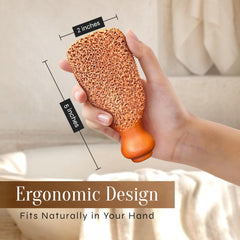 FACON artisan-fired terra-cotta stone delivers long-lasting exfoliation