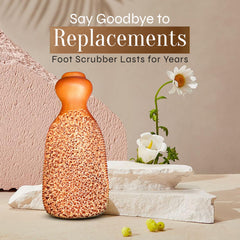 FACON Terra-Cotta Foot Scrubber two sides for softening dry skin