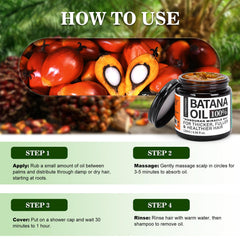 Fadelo Batana Oil during scalp massage for hydration.