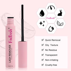 FADLASH 360-degree brush design enables precise, gentle cluster lash removal.