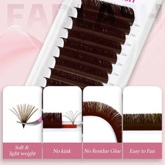 FADLASH 8-14mm length lashes for customizable eye design.